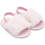 FASHION FAUX FUR PREWALKER SANDAL - Image 9