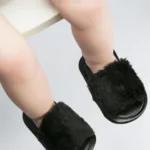 FASHION FAUX FUR PREWALKER SANDAL - Image 6