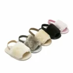 FASHION FAUX FUR PREWALKER SANDAL