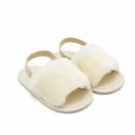 FASHION FAUX FUR PREWALKER SANDAL - Image 5