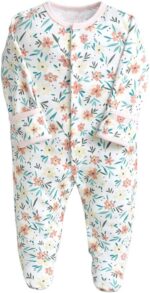 MAMAS AND PAPAS (3 IN 1) SLEEP SUITS "FLORAL DESIGN" - Image 8