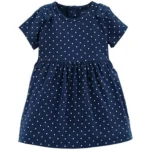 CARTERS BABY GIRLS 2PIECE SET(PINK AND NAVY BLUE) - Image 3