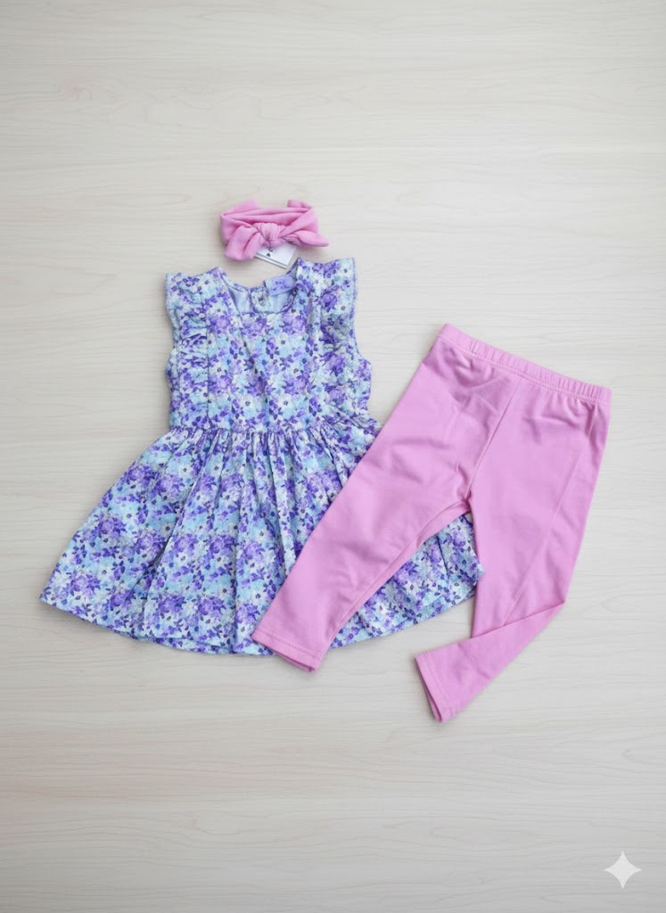 unnamed - 2025-11-28T133940.557 TIAGHRD 2PIECE ARMLESS GOWN AND LEGGINGS TROUSER(BABY PINK) - Image 1