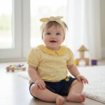 CUTE KOALA BABY 3PIECE SET (YELLOW STRIPE)