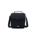 SANNEA DOUBLE DECKER BLACK JEAN INSULATED LUNCH BAG