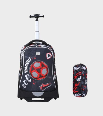 GLOSSY BIRD TROLLEY BAG WITH PENCIL CASE (GB5256T-2)