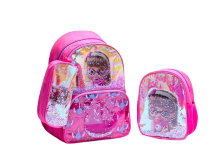 GLOSSY BIRD BACK PACK WITH LUNCH BAG & PENCIL CASE (GB2562)