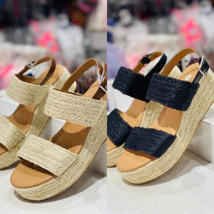 WOMAN ESPADRILLE WEDGE WOVEN SANDAL - Image 1