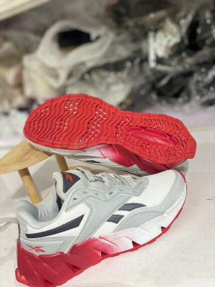 REEBOK CANVAS / WHITE, ASH, BLACK & RED