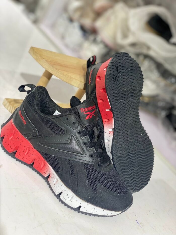 REEBOK BLACK, RED & WHITE SNEAKERS - Image 1