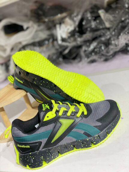 REEBOK CANVAS / BLACK, LEMON & GREEN
