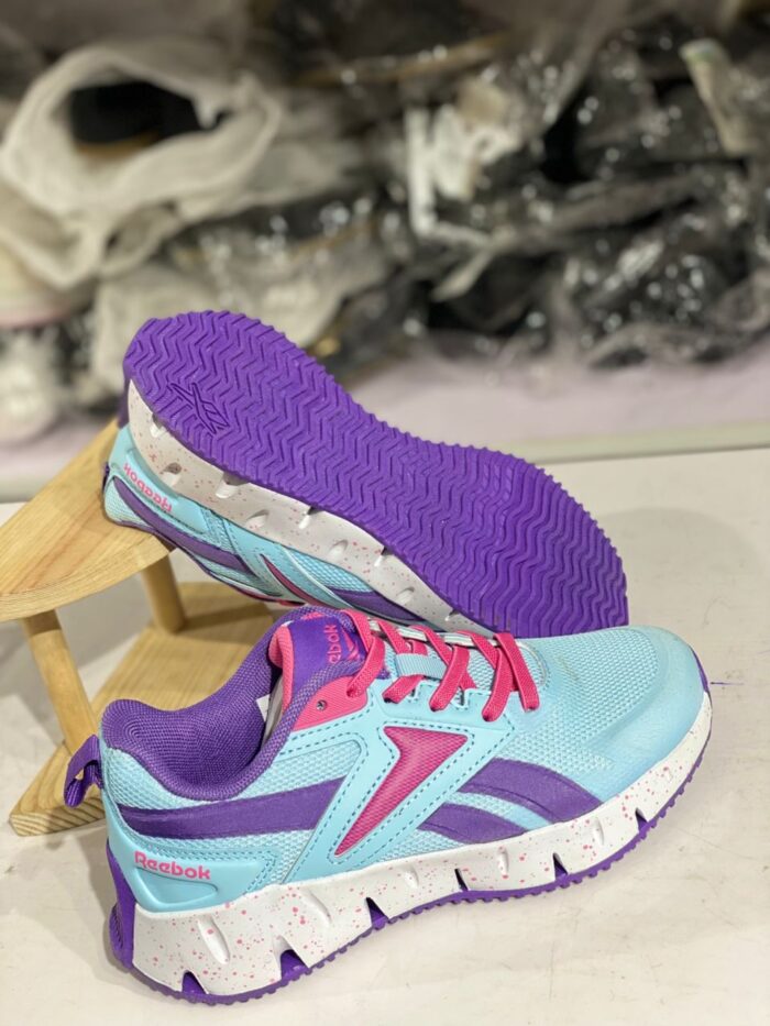 REEBOK CANVAS / PURPLE, PINK & WHITE - Image 1