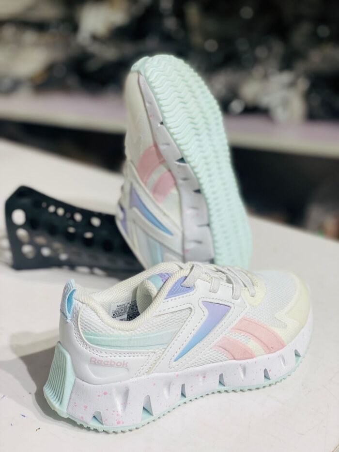 REEBOK CANVAS / WHITE, PURPLE & PINK - Image 1
