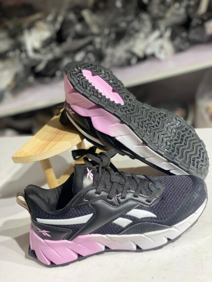 REEBOK VIZOME BLACK ASTRO ROSE TENNIS SNEAKERS
