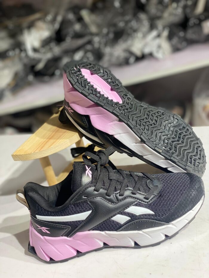 REEBOK VIZOME BLACK ASTRO ROSE TENNIS SNEAKERS - Image 1