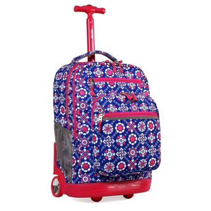 JWORLD SUNDANCE ROLLING MULTICOLOR 20 INCHES TROLLEY BAG