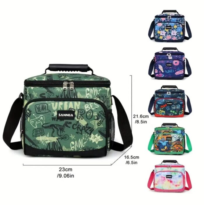 SANNEA SQUARE INSULATED LUNCH BAG 8L - Image 1