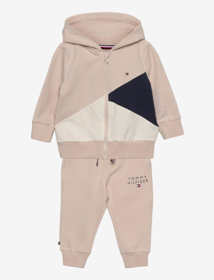 TOMMY HILFIGER 2PCS PINK HOODIE