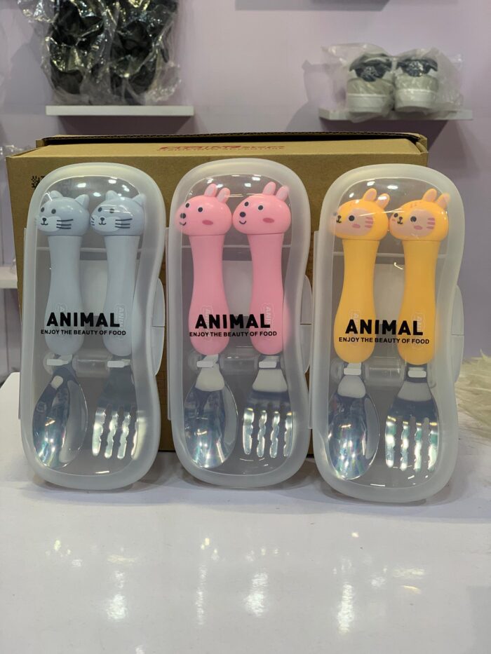 ANIMAL BRAND KIDS CUTLERY SET - Image 1