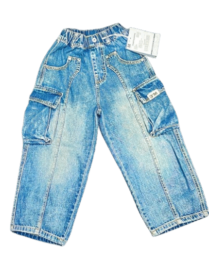 MANTIANXING BAGGY FOUR POCKET BLUE JEAN