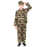 ARMY SOLDIER KIDS CAREER COSTUME 3-12YRS
