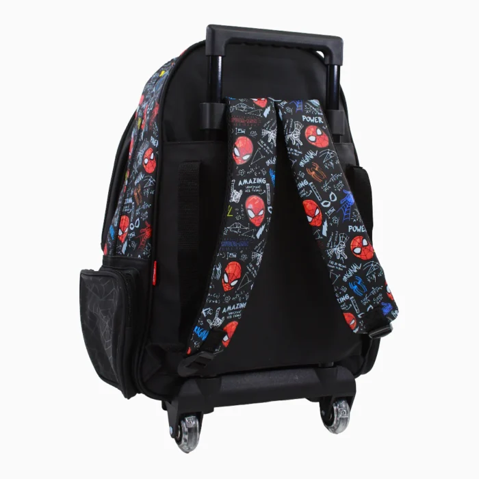 SMIGGLES SPIDERMAN TROLLEY BLACK BAG - 18 INCHES - Image 6