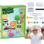 Kids Paint Set, Plaster Painting Creative DIY Dinosaur Model