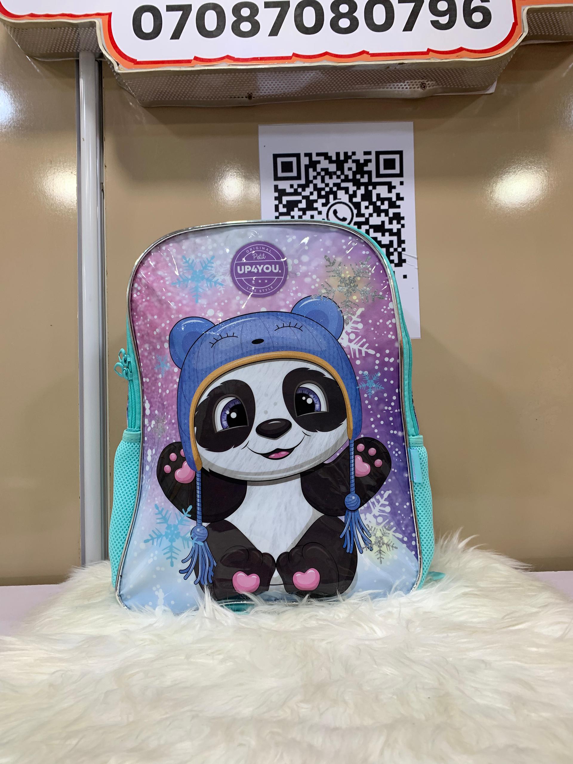 PETIT UP4YOU PANDA BACK BAG 4-7YRS