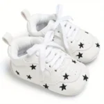 First Walkers Star & Airplane Embellished - Lightweight PU - Image 2