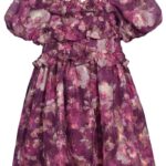 Ruffles & Puff Jacquard Chiffon - Bonnie Jean