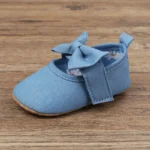 Adorable Bowknot Non-Slip Soft Sole Baby Shoes for Walking, Sizes 0-18 Months