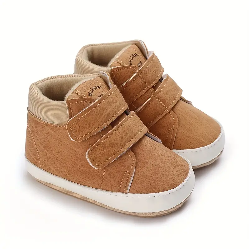 4e65ba4406cf974b1b6cb3faccb671c5 Spring New Baby Shoes Small Sneakers Baby Soft Soled Walking Shoes Velcro Baby Shoes - Image 1