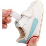 Baby Boys Girls Oxford Shoes Hard Bottom Lace Up Sneaker PU Leather - Image 3
