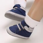 Baby Girls and Boys Warm Shoes Soft Comfortable Canvas - Image 3