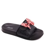 Glitter Fashion Girls Slippers with Bowknot Cute Sweet Shoes