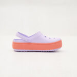 LILAC X PINK PLATFORM CLOGGS CROCS