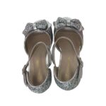 Panda Ninja Glitter Silver Sequin Shoes - Image 3