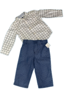 Carters Boys 2pcs - Checkers Top and Blue Trouser