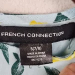 FRENCH CONNECTION GIRL BLUE AND LEMON SUMMER FLORAL RUFFLES - Image 10