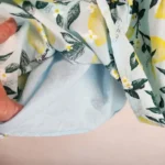 FRENCH CONNECTION GIRL BLUE AND LEMON SUMMER FLORAL RUFFLES - Image 6