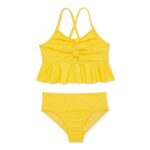 WONDER NATION GIRLS FLOWER POWER TANKINI SWIM SET