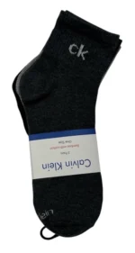 Calvin Klein CK Boy & Girl Ankle Socks- One Size (3 Pairs) - Image 4