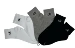 Calvin Klein CK Boy & Girl Ankle Socks- One Size (3 Pairs) - Image 5