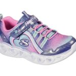 SKECHER HEART LIGHTS-RAINBOW LUX/ SIZE 28.5