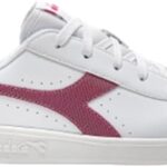 DIADORA WHITE & PINK SNEAKERS\ SIZE 35.5