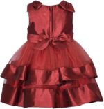 Bonnie Jean Holiday Christmas Party Dress for Baby Toddler Little and Big Girls - Image 2