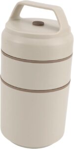 Insulated Food Container, 620ml Capacity Leak Proof Insulated Food Jar for School