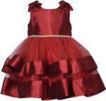 Bonnie Jean Holiday Christmas Party Dress for Baby Toddler Little and Big Girls