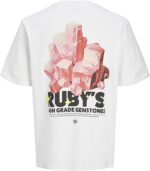 JACK & JONES Men's Jorjewel Tee Crew Neck Tg T-Shirt / SMALL SIZE - Image 2