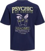 JACK & JONES Male T-Shirt Printed Crew Neck T-Shirt - Image 2